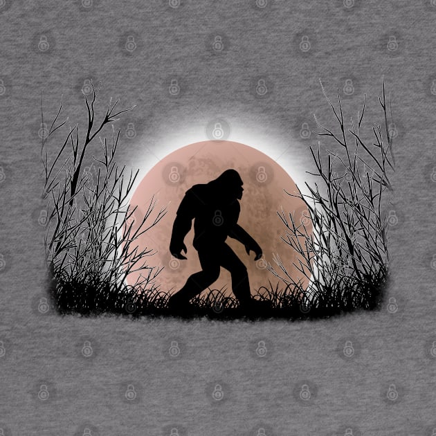 Bigfoot - Bigfoot At Night by Kudostees